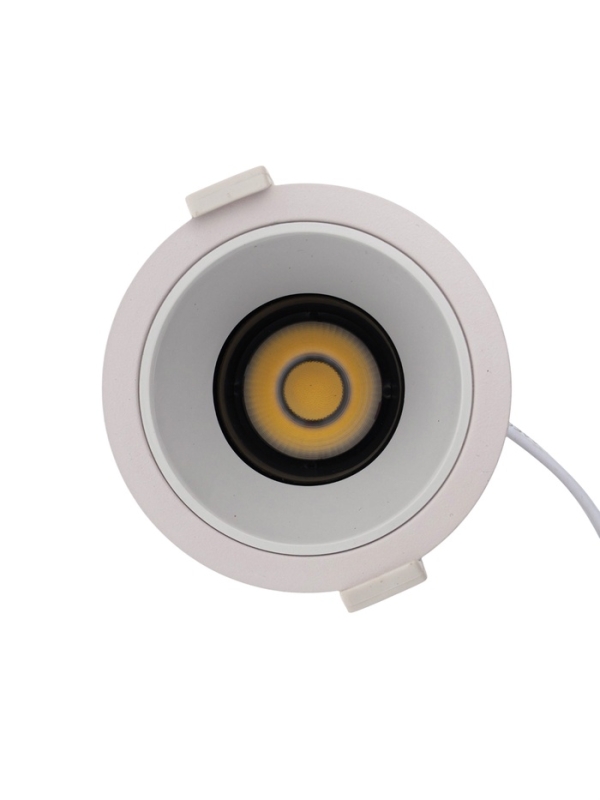 Светильник светодиодный встраиваемый, поворотный, 6Вт, 4000К, с драйвером, D75, белый Светильник светодиодный встраиваемый, поворотный, 6Вт, 4000К, с драйвером, D75, белый