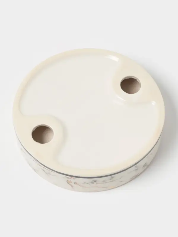 Набор аксессуаров для ванной комнаты &laquo;Афродита&raquo;, 4 предмета, дозатор 380 мл, мыльница, 2 стакана, белый