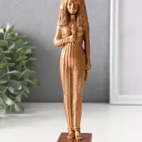 Фигура «Богиня египетская», 19.5×4×5.5 см, бронза