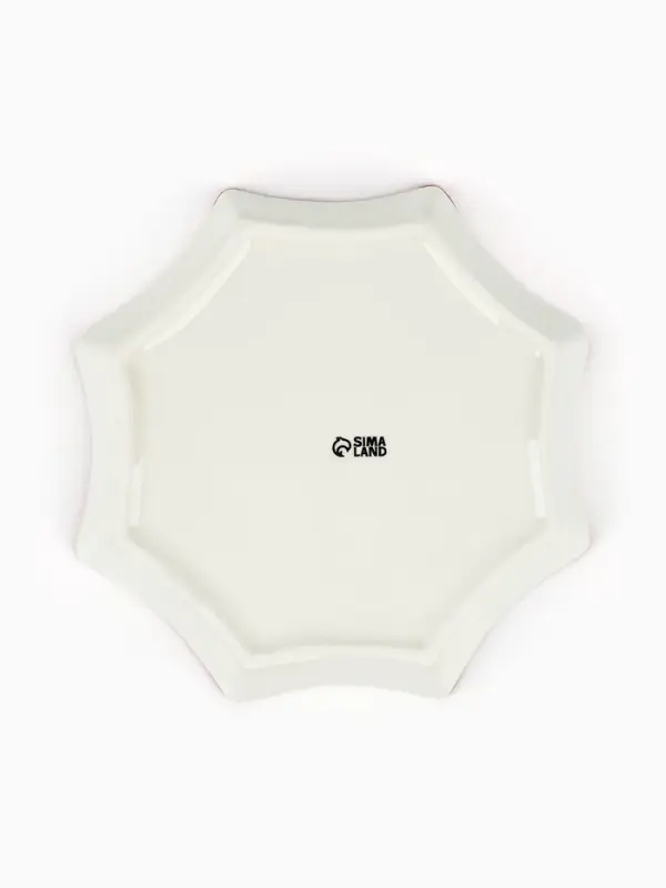 Блюдо новогоднее &laquo;Сказочного года&raquo;, 21&times;21&times;3 см, ручная работа