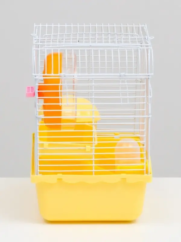 Клетка для грызунов &laquo;Пижон&raquo;, 23&times;17&times;26 см, эмаль, жёлтая