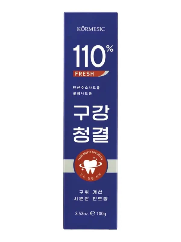 Зубная паста KORMESIC для свежести дыхания, 100 г