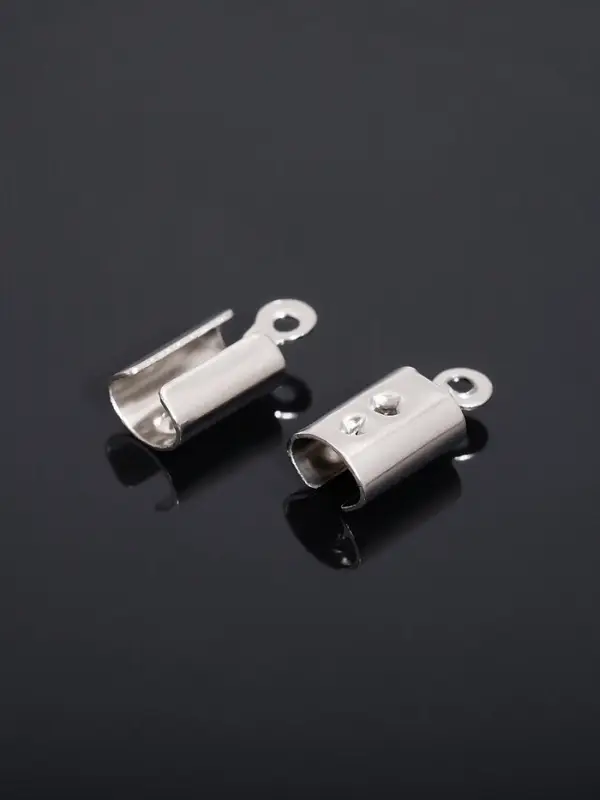 Концевик обжимной 10&times;4.5 мм, внутренний 3.5&times;2 мм, набор 10 шт.