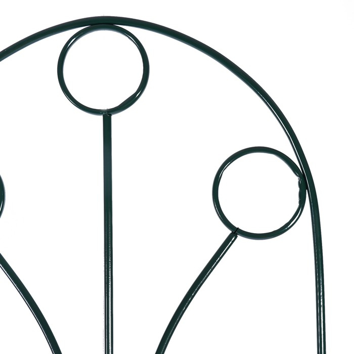 Шпалера, 194 × 47 × 1 см, металл, зелёная, «Калинка» Шпалера, 194 × 47 × 1 см, металл, зелёная, «Калинка»