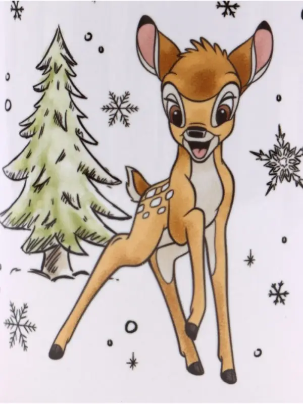 Кружка новогодняя 320 мл, Оленёнок