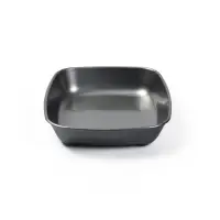 Туалет округлый, 33.5&times;25&times;6 см, без сетки, серый