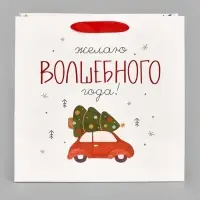 Пакет подарочный ламинированный квадратный «Волшебного», 22×22×11 см Пакет подарочный ламинированный квадратный «Волшебного», 22×22×11 см