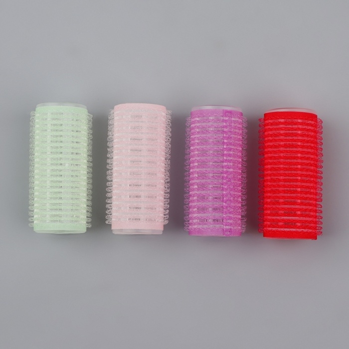 Бигуди «Липучка», d = 2,6 см, 6 см, 4 шт, цвет МИКС Бигуди «Липучка», d = 2,6 см, 6 см, 4 шт, цвет МИКС