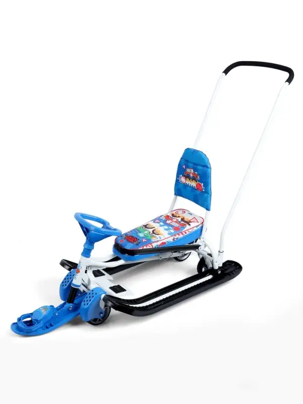 Снегокат &laquo;Тимка спорт 6 Машинки&raquo;, ТС6/БГ Nika