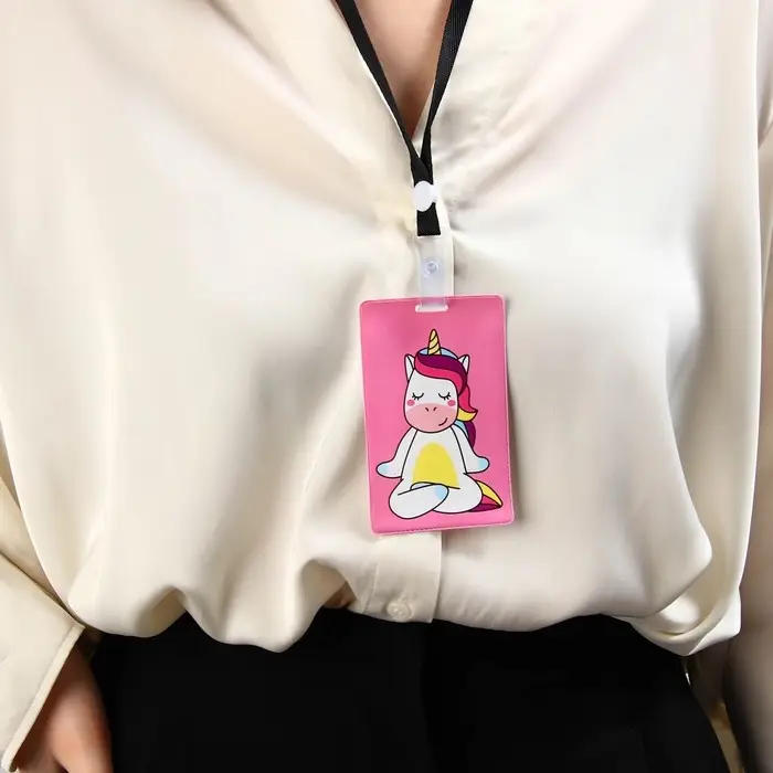 Чехол для бейджа «Единорожка» Чехол для бейджа «Единорожка»