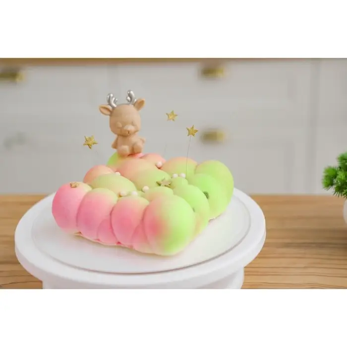 Плунжеры кондитерские Доляна &laquo;Звёздочка&raquo;, набор 3 шт.: d=2 см, d=2.2 см, d=2.5 см, пластик, белые