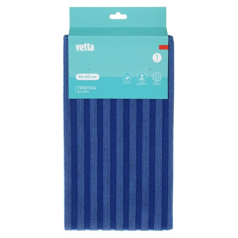 VETTA Тряпка для пола, для сильных загрязнений, 50х60см, 330г/м2