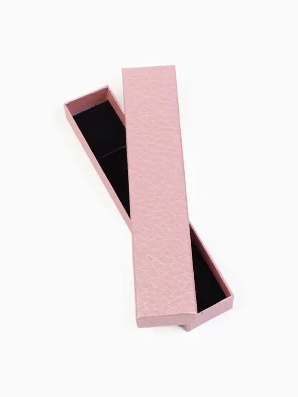 Набор коробочек подарочных под браслет, цепочку, часы &laquo;Животный принт&raquo;, 6 шт. 21&times;4 см, розовая