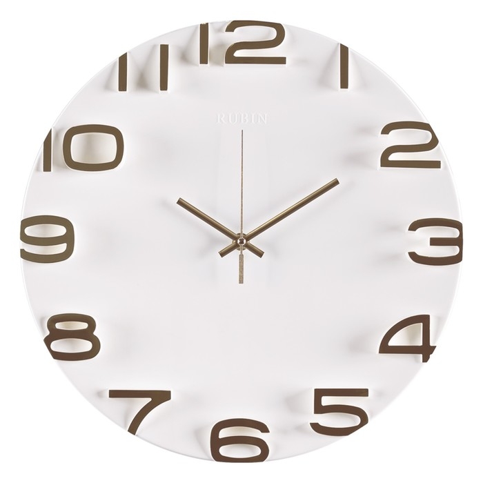 Часы настенные, интерьерные Часы настенные, интерьерные "Классика", бесшумные, d-34.5 см, белые