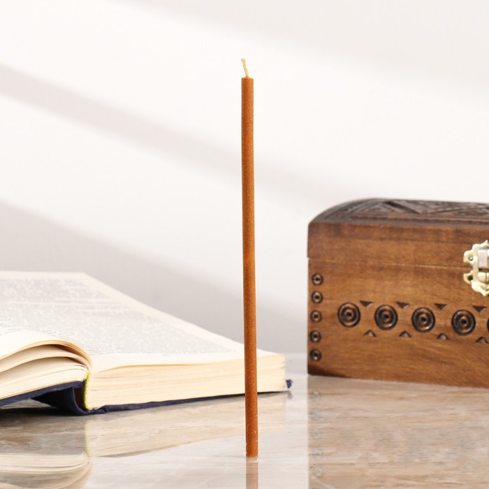 Свеча магическая медовая с диким сафлором для восстановления энергии «Salamandra», 12 штук Свеча магическая медовая с диким сафлором для восстановления энергии «Salamandra», 12 штук