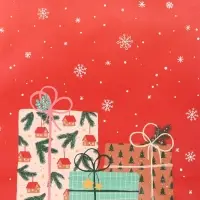 Пакет подарочный ламинированный, "Подарки" , 18 х 10 х 22,3 см