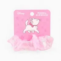 Резинка для волос «Перламутр» розовая, Коты аристократы Резинка для волос «Перламутр» розовая, Коты аристократы