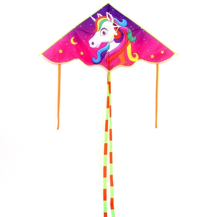 Воздушный змей «Единорог» с леской Воздушный змей «Единорог» с леской