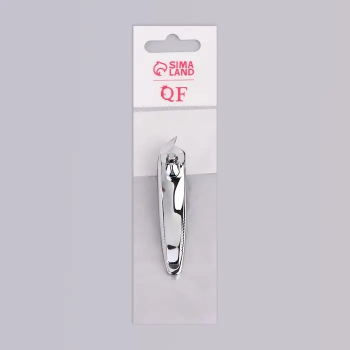 Кусачки книпсер маникюрные, скошенное лезвие, 6 см