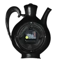 Часы настенные интерьерные для кухни &laquo;Сангино&raquo;, бесшумные, 26.5&times;24 см, черное серебро, от батарейки 1&times;АА