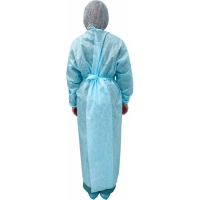 Халат хирург. н/с,рук.манжет, дл.140 см,пл.42,р.48-54,голуб, 2шт./уп,5053/2