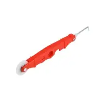 Ролик для закатки шнура ТУНДРА, с крюком, 1 шт Ролик для закатки шнура ТУНДРА, с крюком, 1 шт