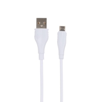 Кабель Borofone BX18, micro USB - USB, 2.4 А, 1 м, белый