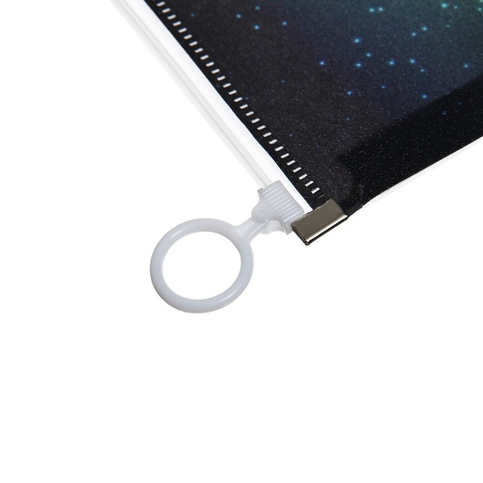 Папка-конверт на молнии формат А4, 180мкр, с рисунком Папка-конверт на молнии формат А4, 180мкр, с рисунком "Космос", МИКС