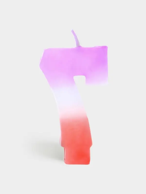 Свеча цифра для торта &laquo;7&raquo;, 8&times;3.75&times;1 см