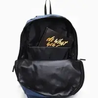 Рюкзак молодёжный на молнии, водонепроницаемый, с карманами, размер 22&times;12&times;35 см, синий