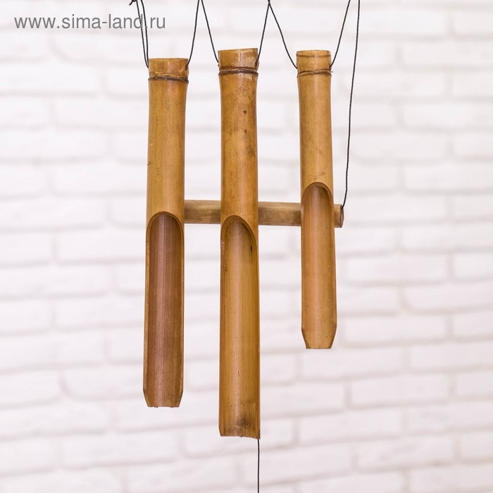 Музыка ветра «Сова», 83×20×4 см, бамбук, МИКС Музыка ветра «Сова», 83×20×4 см, бамбук, МИКС