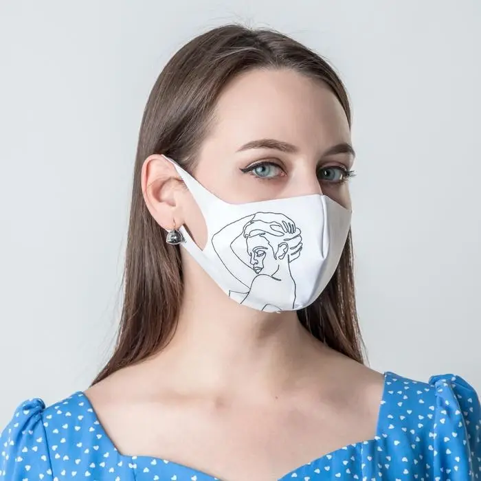 Маска из неопрена многоразовая, защитная, «Я- мечта» Маска из неопрена многоразовая, защитная, «Я- мечта»