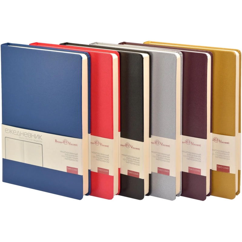 Ежедневник недатированный золото, MEGAPOLIS А5, 142х214мм,320стр.3-281/08