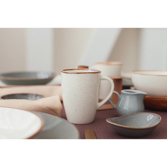 Кружка Beige, 250 мл, фарфор, цвет бежевый Кружка Beige, 250 мл, фарфор, цвет бежевый