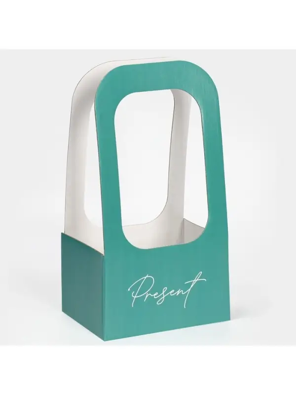 Коробка-переноска для цветов &laquo;Present&raquo;, 17&times;12&times;32 см