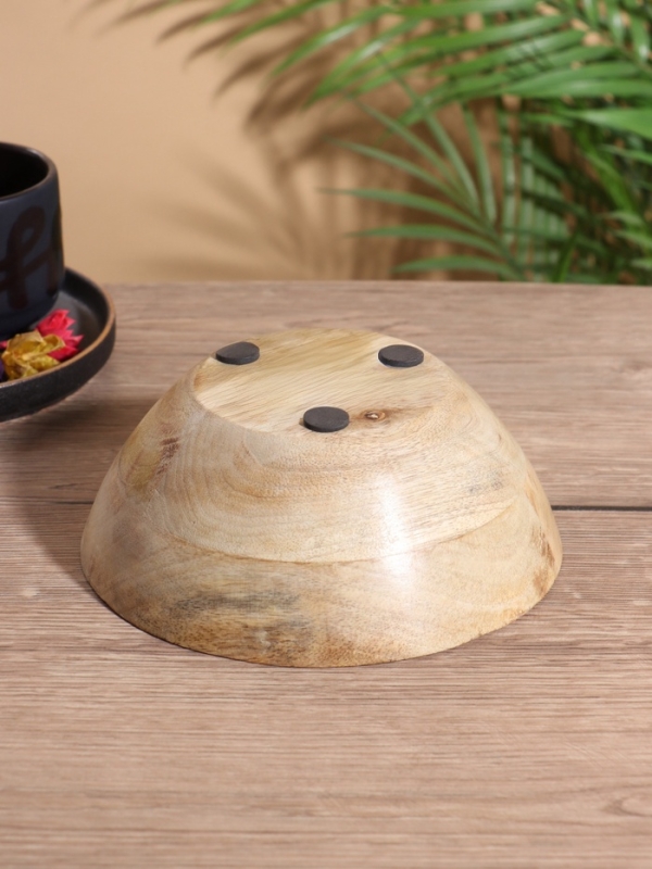 Миска Миска "Мудрый слон" дерево манго 17,5х17,5х6,5 см