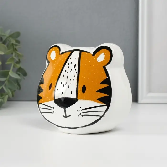 Копилка для денег &laquo;Милый тигрёнок&raquo;, керамика, 8.8&times;13&times;11.8 см