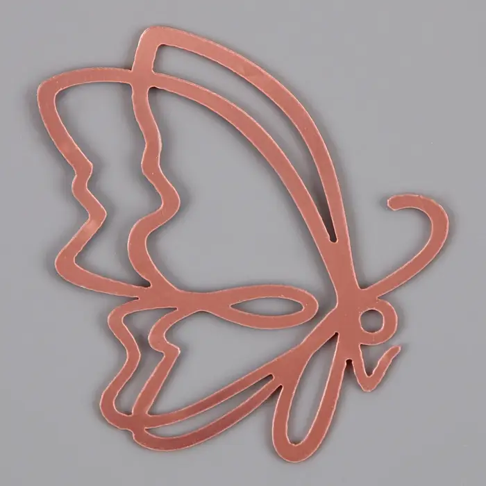 Топпер для торта «Бабочки», 5 шт., розовое золото Топпер для торта «Бабочки», 5 шт., розовое золото