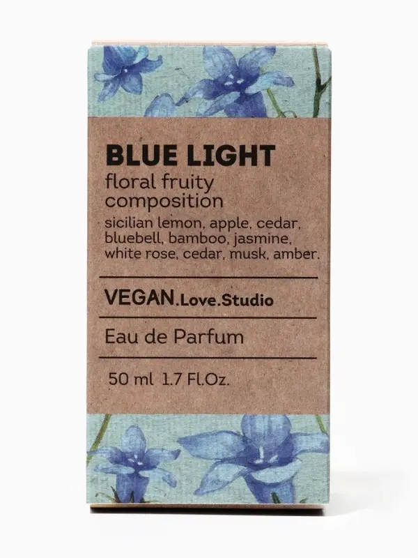 Парфюмерная вода женская Vegan Love Studio Blue Light, 50 мл (по мотивам Light Blue (D&G)