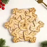 Подставка под горячее Лошадь маленькая, 20см, можжевельник