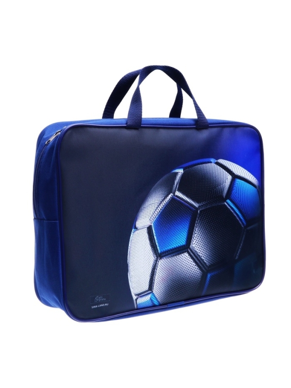 Папка с ручками текстильная А4, 350 х 270 х 100 мм, Calligrata TOP "Мяч"