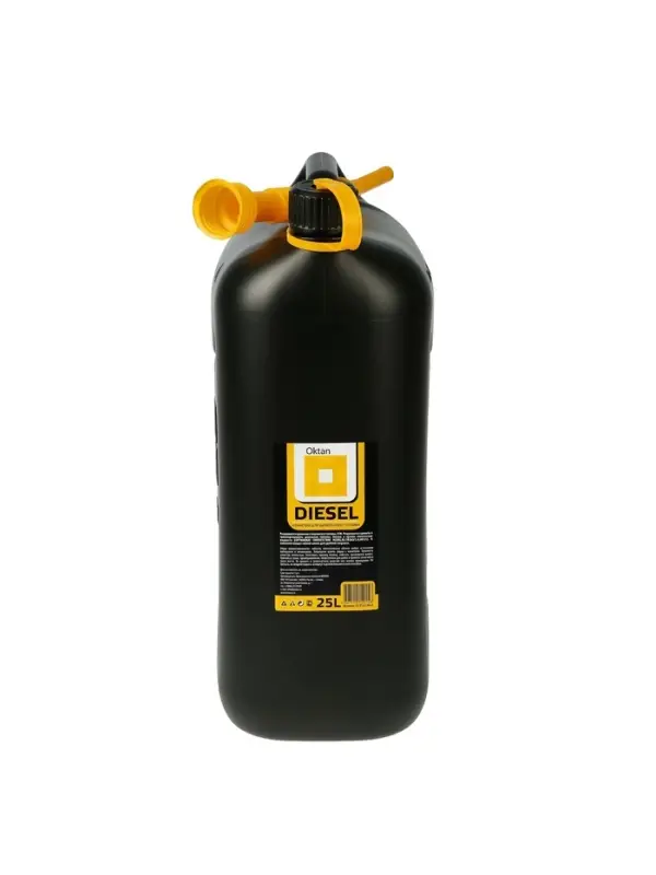 Канистра ГСМ Oktan DIESEL, 25 л, пластиковая, черная