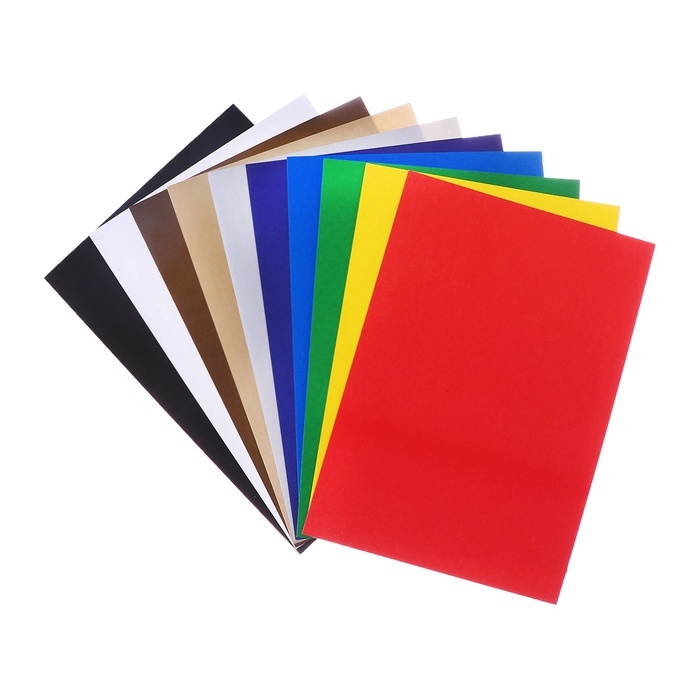 Набор для детского творчества А4, 10 листов картон цветной немелованный + 16 листов бумага цветная двусторонняя Набор для детского творчества А4, 10 листов картон цветной немелованный + 16 листов бумага цветная двусторонняя