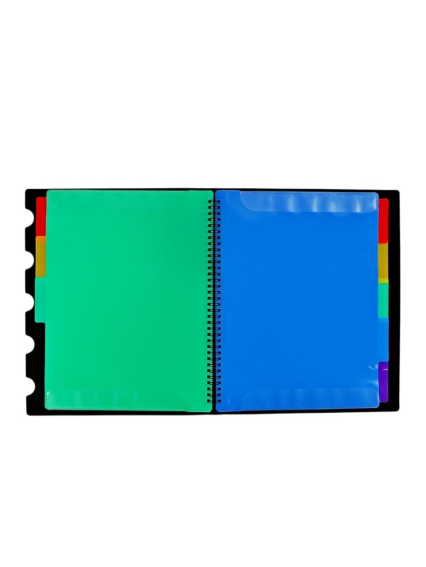 Нотная папка - 10 файлов 20 листов черная Нотная папка - 10 файлов 20 листов черная