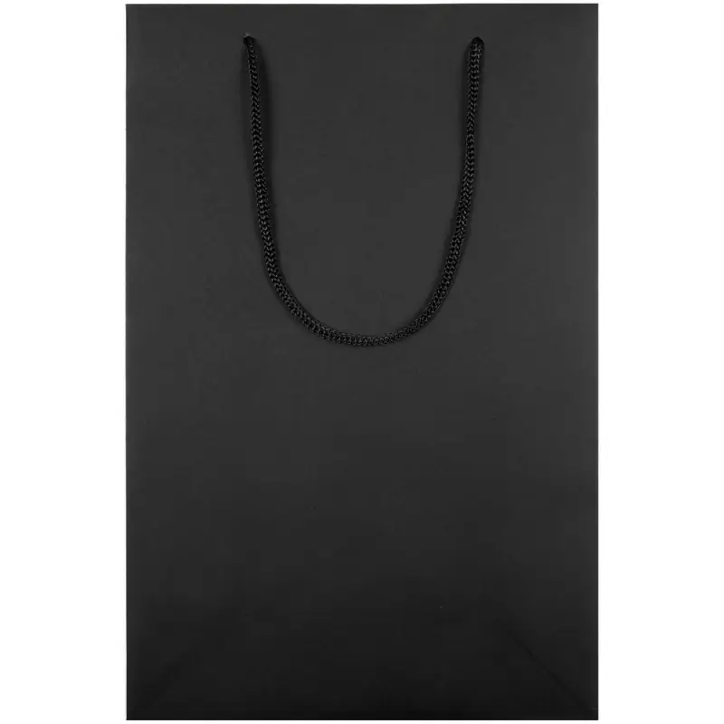 Пакет бумажный Waski M, черный