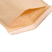 Крафт-конверт с воздушно-пузырьковой плёнкой Calligrata, 22&times;26 см, бежевый