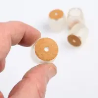 Накладка мебельная круглая ТУНДРА, d=17-21 мм, 4 шт.