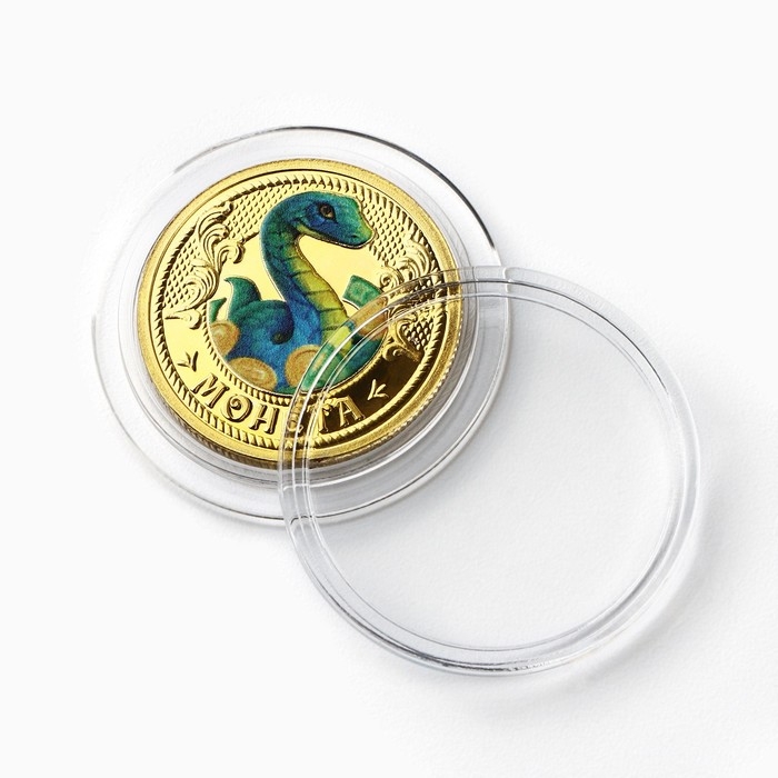 Монета новогодняя «Монета богатства» на Новый год, диам. 2,2 см