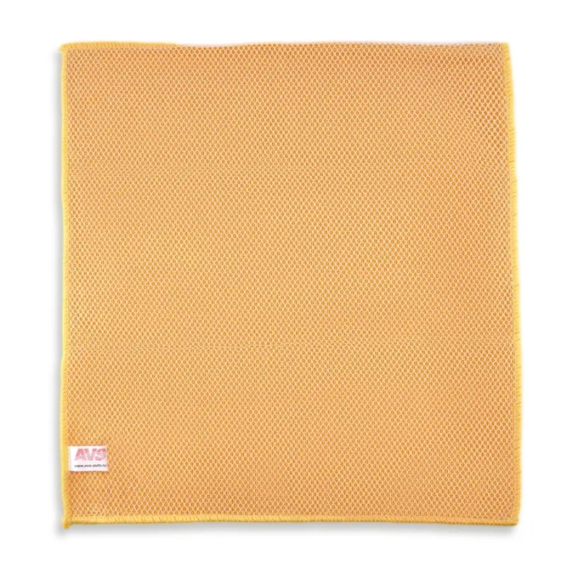 09 Салфетка микрофибра с абразивной сеткой для удаления грязи AVS MF-6109 (35х40см)(1шт)