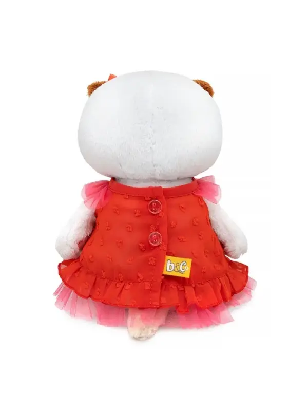 Мягкая игрушка &laquo;Кошечка Ли-Ли BABY в платье с белым бантом&raquo;, 18 см